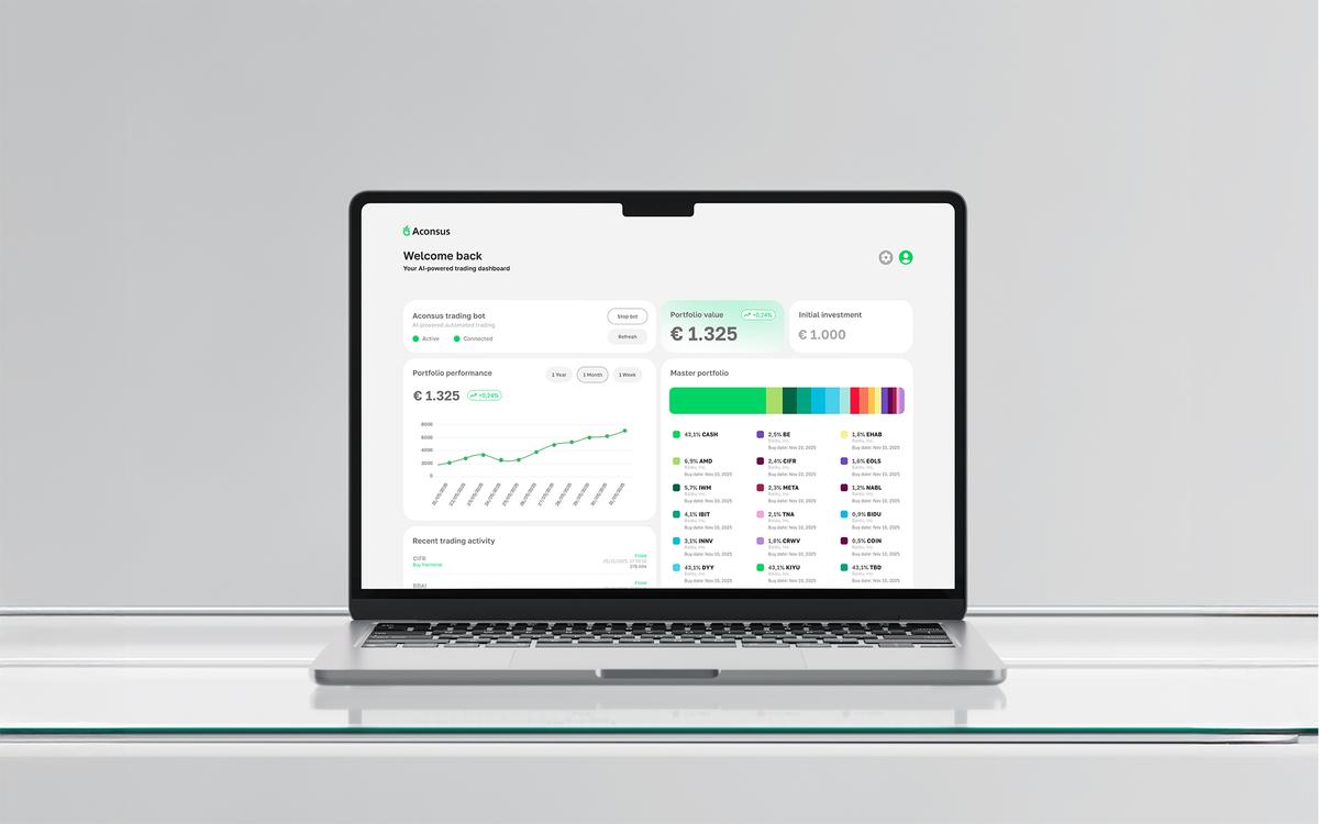 Aconsus does automatic trading for you